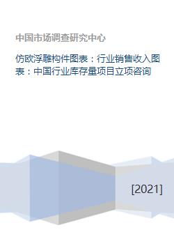 仿歐浮雕構(gòu)件圖表 行業(yè)銷(xiāo)售收入圖表 中國(guó)行業(yè)庫(kù)存量項(xiàng)目立項(xiàng)咨詢(xún)